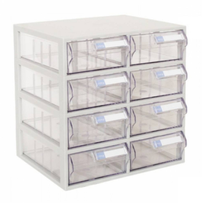 YST 수납함 CMD 8칸 사무실책상정리함 미니수납