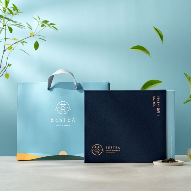 BESTEA 天下第一好茶 台灣高山茶葉禮盒, 1個, 阿里山+四季春,品牌經典(圖1)
