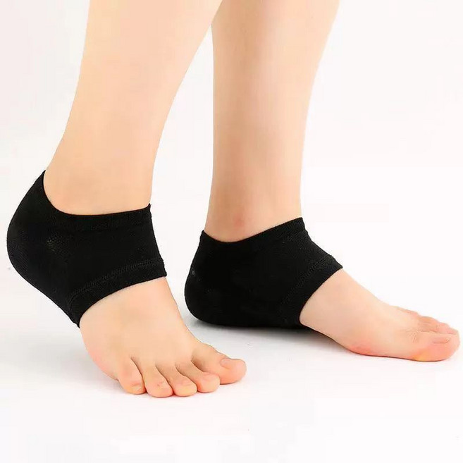 키높이 양말 일체형 히든 깔창 남녀공용 발편한 푹신한, 블랙 3.5cm, 1개