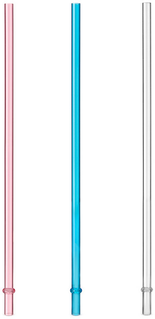 AS빨대 아크릴로니트릴스티렌 빨대 재사용 친환경빨대, 블루260mm, 1개, 1개입