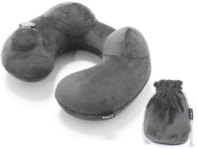 보니츠 여행용 기내용 에어 목베개 목쿠션