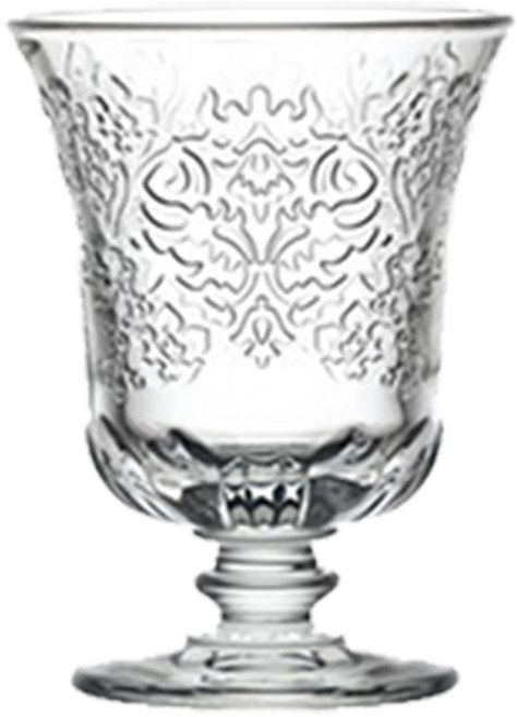 라로쉐 앙브와즈 유리 고블렛잔, 클리어, 1개