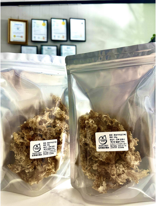 베타글루칸이 더 풍부한 건조 꽃송이버섯(기부), 1개