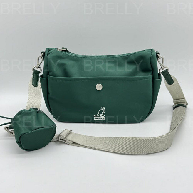 캉골 리오라 크로스백 숄더백 투웨이 키링 가방 (그린)