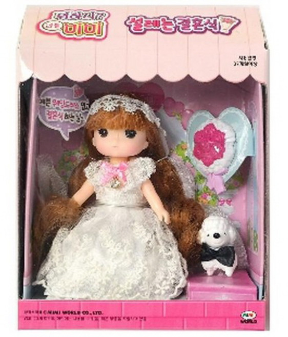 뭐하니 리틀미미설레는 결혼식 미미인형, 1개