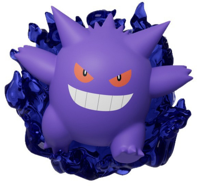 寶可夢 耿鬼 造型磁鐵, 紫色