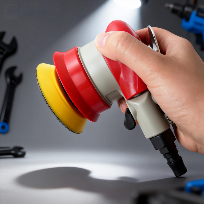 샌더 공압 사포 기계 3인치 75mm 자동차 마감 연마 목재 연마 건식 그라인더, 1개