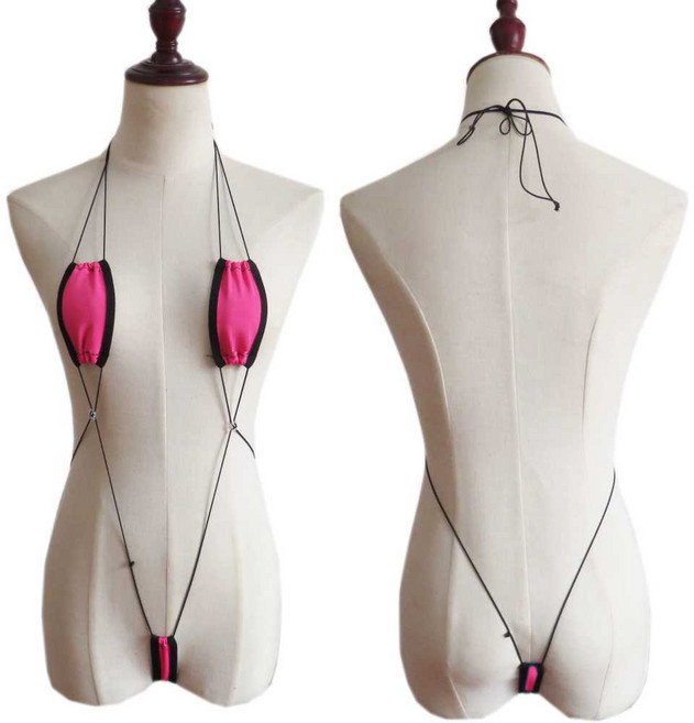 라폼 슬링샷비키니 스트랩 태닝 끈 미니 마이크로