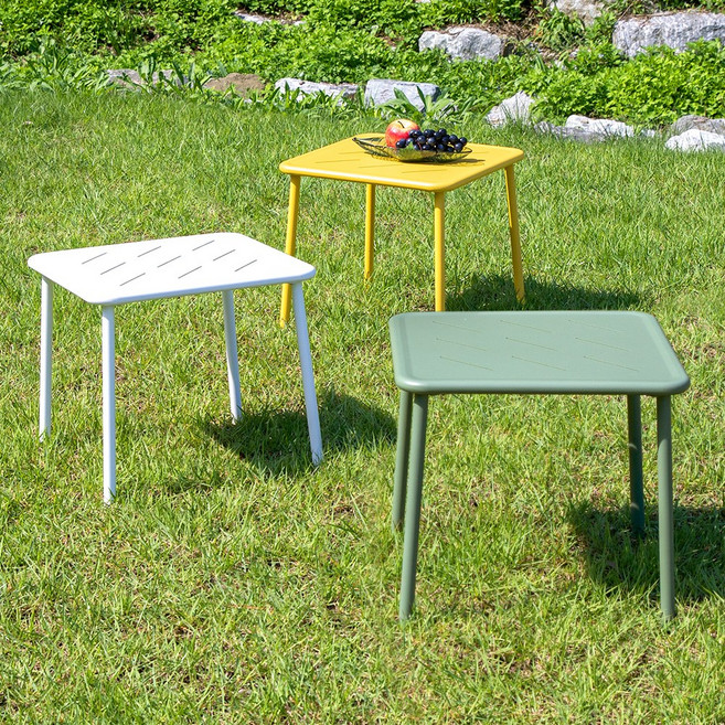 아트 450 테이블 야외 정원 카페 디자인 테라스 실내, 그린그레이