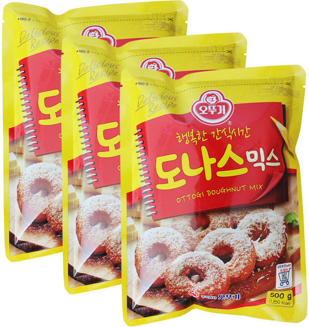 데일즈기획 오뚜기 도나스 믹스, 500g, 3개