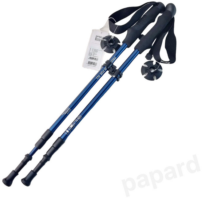 K2 케이투 3단 등산스틱 튼튼하고 내구성 좋은 두랄루민, 블루