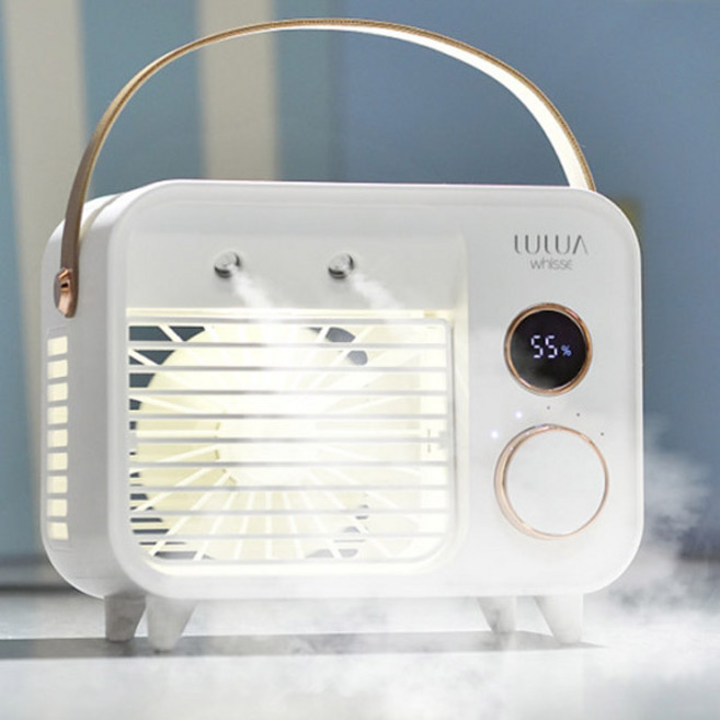 루루아 휘쎄 미니냉풍기 에어쿨러 얼음선풍기 냉방기 이동식냉풍기 미니냉풍기, 루루아 휘쎄(그린)