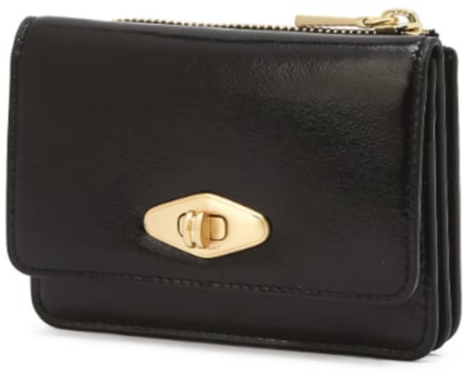 질스튜어트 SOHO 블랙 락장식 소가죽 명함카드지갑 JAWA5F601BK 498016