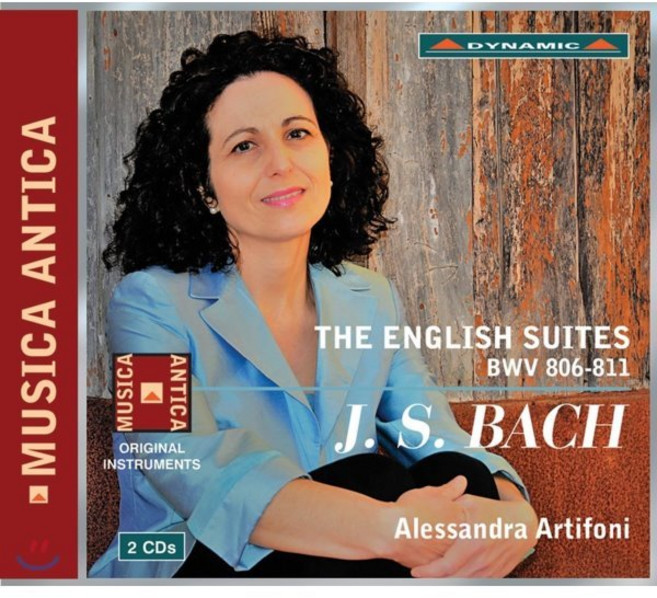 [CD] Alessandra Artifoni 바흐: 영국 모음곡 - 알레산드라 아르티포니 [하프시코드 연주반] (J.S. Bach: The English S...