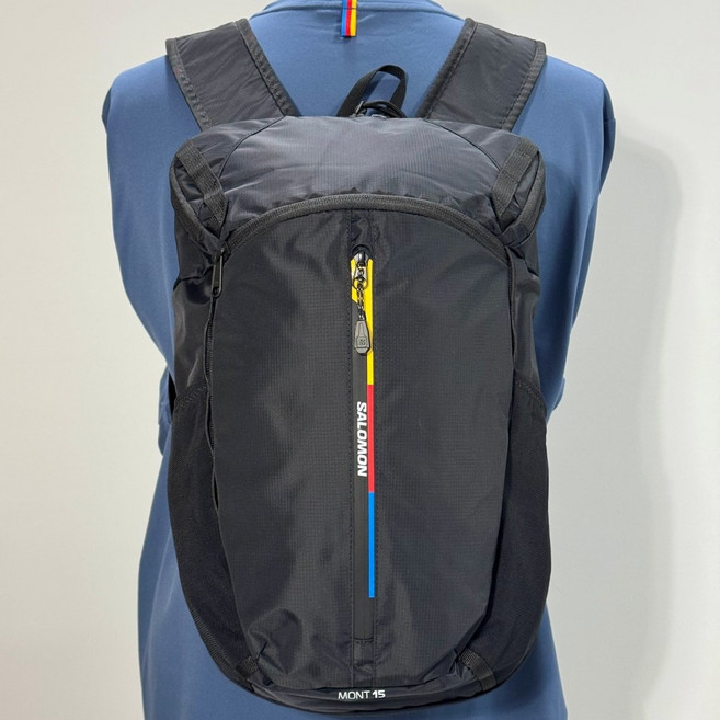 3위 - 살로몬 salomon 몽트 LT 백팩 V3LC3075700, 15L, 블랙