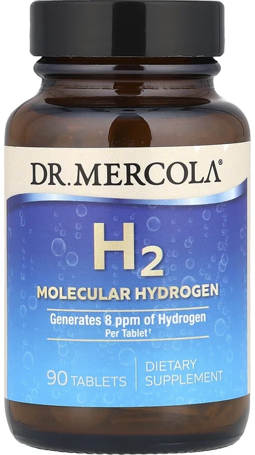 단백질 비타민 철분 마그내슘 칼슘 Dr. Mercola H2 분자 수소 90정 고루고루섭취해주세요, Dr Mercola H2 분자 수소 90정, 1개 - 쿠팡