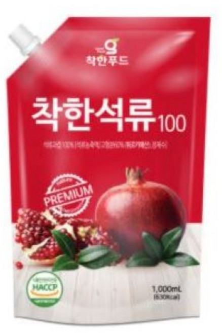 착한푸드 착한석류100 1L 석류즙, 1개