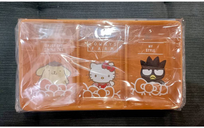 聯名 Lowrys Farm 7-11 陶瓷碟 3入組, 1個, 布丁狗 x 凱蒂貓 x 酷企鵝