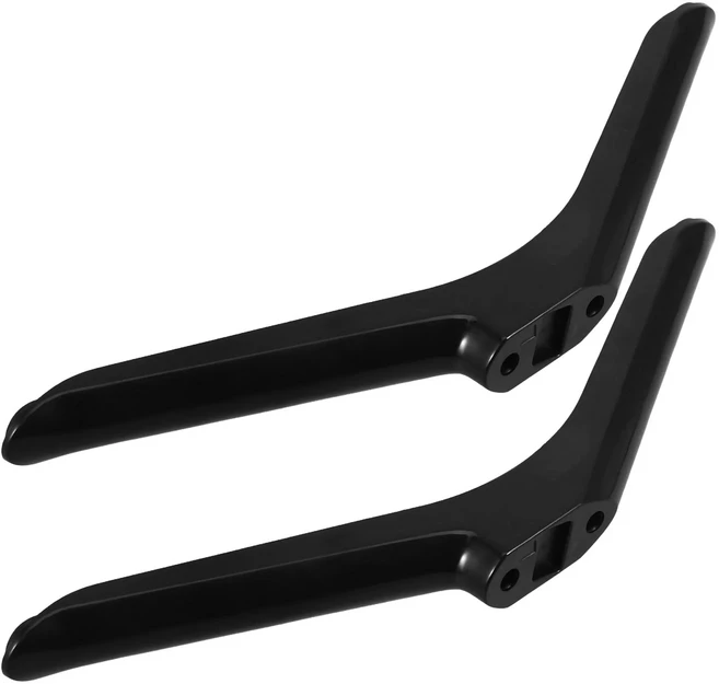 유니버설 TV 스탠드 테이블 베이스 교체 높이 거치대 받침대 다리 장착 책상 브래킷, 01 black