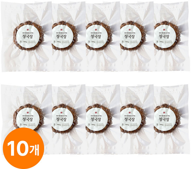 40년 전통 자선농원 저염 청국장(국산), 10개, 100g