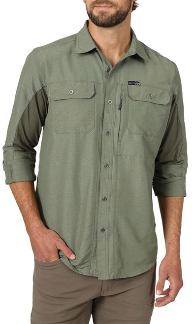 랭글러 남성 긴팔 혼방 소재 셔츠 ATG