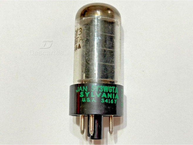 Sylvania JAN 5Y3WGTA 真空管 NIB NOS (早期), 1個