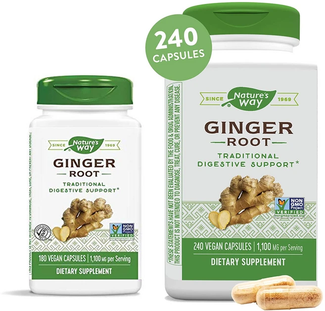 네이쳐스웨이 생강캡슐 진저 루트 1100mg 2종, 1개 - 쿠팡