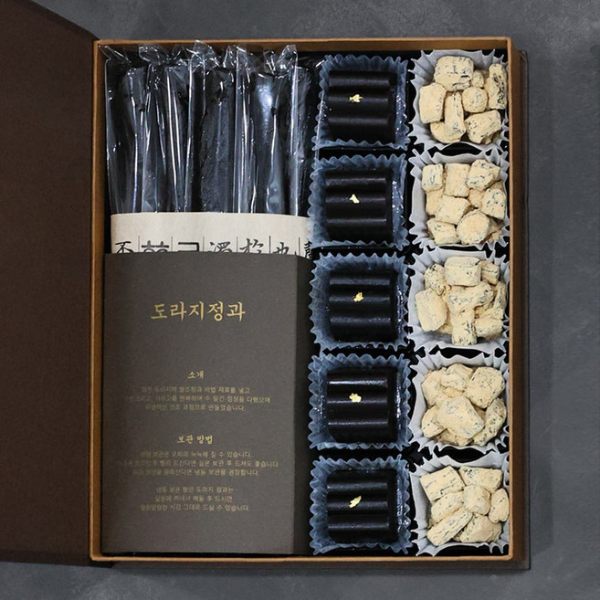 도라지정과500g 선물 세트 상견례 선물 답례품 고급 포장 세트 올담정 [원산지:상세설명에 표시], 500g, 1세트
