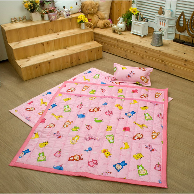 유아 줄누비 이불 여름용 어린이집이불 낮잠이불, 꼬마요정 핑크