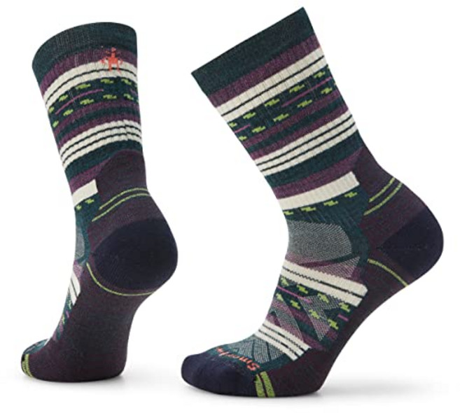 Smartwool Women's Hike Light Cushion Margarita Crew Twilight Blue L