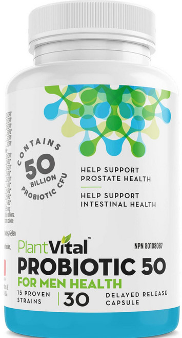 남성 프로바이오틱스 면역 유산균 라이코펜 토마토 추출물 함유 하루1정 1통30캡슐 캐나다 내수용, 1개, 30정