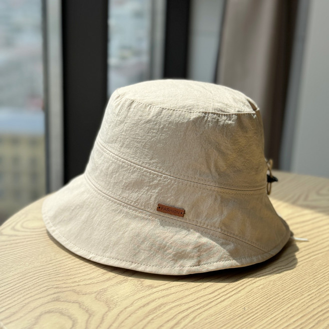 젬버트 심플 데일리 스트링 조절 여성 벙거지 버킷햇 모자