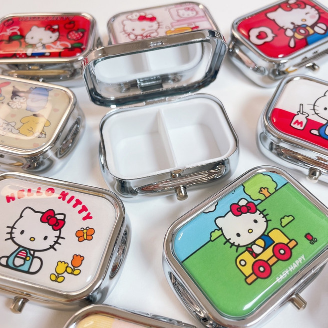 귀여운 산리오 헬로 키티 미니 틴케이스, 1개, 산리오틴케이스 05. 붕붕 키티