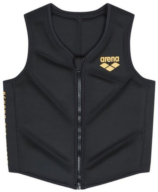 [백화점 정품] 아레나 슬림핏 구명조끼 부력 보조복 자켓 베스트 BLK, 95