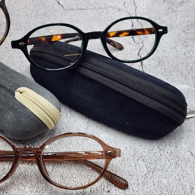 글라스렌 노안안경 돋보기안경 무도수 공테 여자 패션 유행 투명뿔테 긱시크 너드 타원형 TGL34