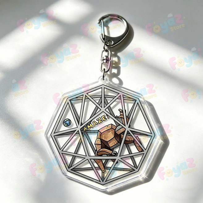 프로젝트 헤일메리 우주 키링 로고 캐릭터 열쇠고리 감성 가방 장식 굿즈, 10