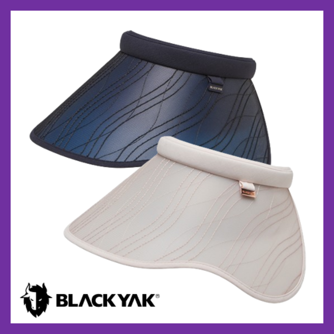 블랙야크 우먼와이드선바이저A 여성 기본 선캡 등산 트레킹, 네이비