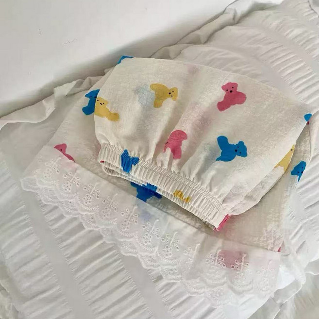 WILDSEA 여름 시원한 귀여운 캐릭터 3부 파자마 바지