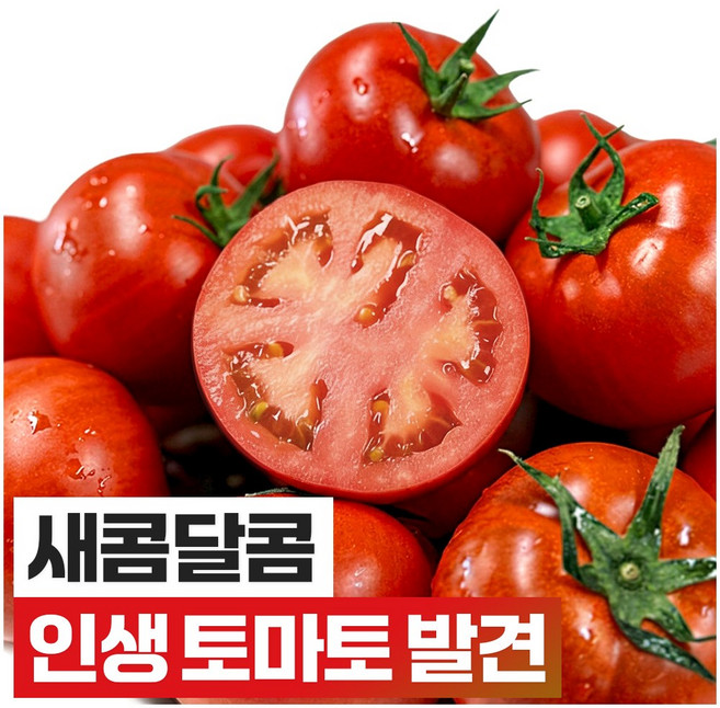 푸드지 산지직송 잘익은 완숙 토마토, 1박스, 2kg
