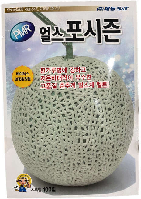 얼스포시즌 멜론 씨앗 100립 [26년포장] 얼스계 멜론 종자, 1개