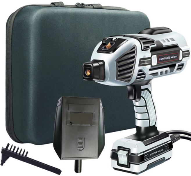 AIRASI가정용 용접기 아크 휴대용 미니 스팟 스폿 용접 경량 소형 논가스 납땜 배터리 그레이 1개