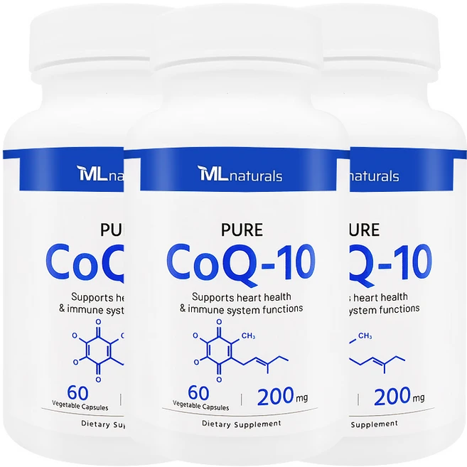 My Life 내추럴스 코큐텐 CoQ-10 200mg, 60정, 3개 - 쿠팡
