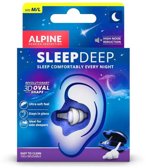 Alpine Sleep Deep 耳塞 荷蘭製造 降噪 27db, 1個
