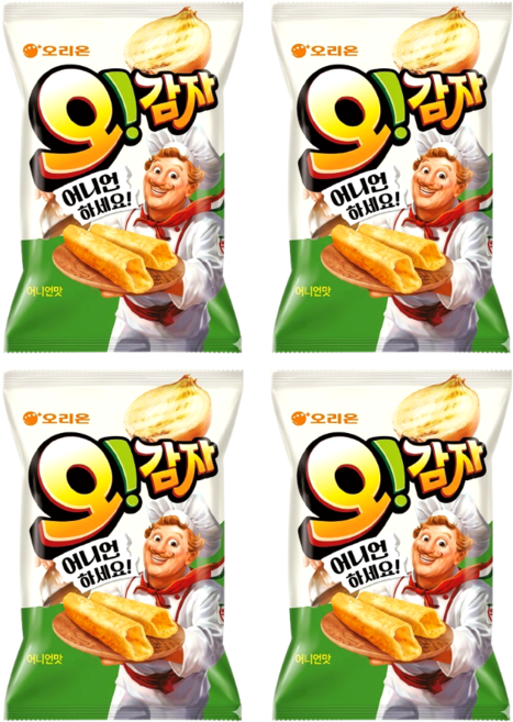 오리온 오감자 어니언, 4개, 95g
