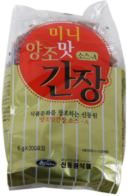 신동원식품 미니양조맛간장소스, 6g, 400개