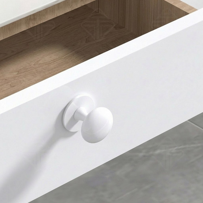 카멜리안 서랍 보조 손잡이 무타공 부착식 리폼, 화이트, 4개