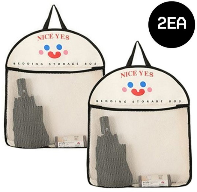 이지몰 옷장 문 뒤 공간 활용 걸이형 메쉬 다용도 보관 주머니, 1세트, 블랙