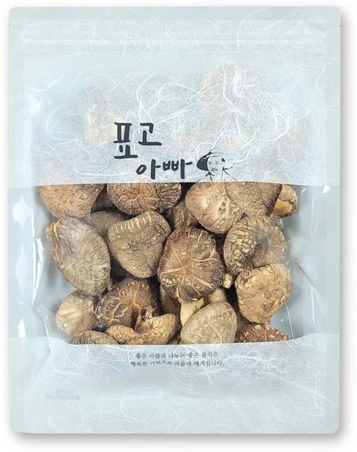 [표고아빠]참나무원목재배 국산 말린 건조표고버섯 [동고(중)] 버섯크기 3~4cm 실속 가정용 지퍼백포장, 1개, 400g