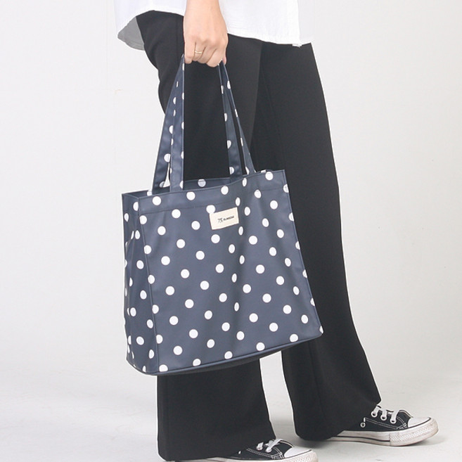 물빠지는 사각 목욕가방 스파백 NCCSB17, 목욕가방_NCCSB17_도트네이비