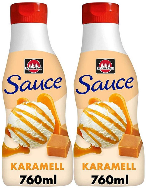 Schwartau 슈바르타우 디저트 카라멜 소스 760ml 2팩, 2개